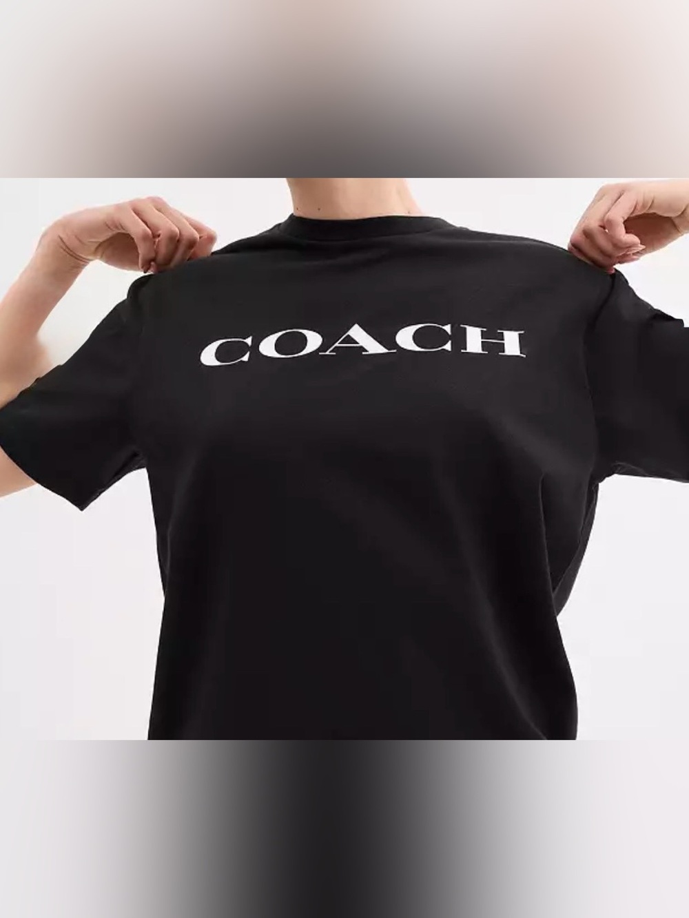 Coach Black Short Sleeve Tee with White Logo - CR035
Check out our Bundle Deal!